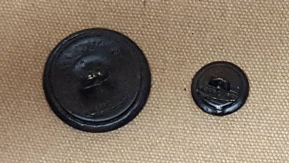 WWI US ARMY Model 1918 Overcoat Button Set