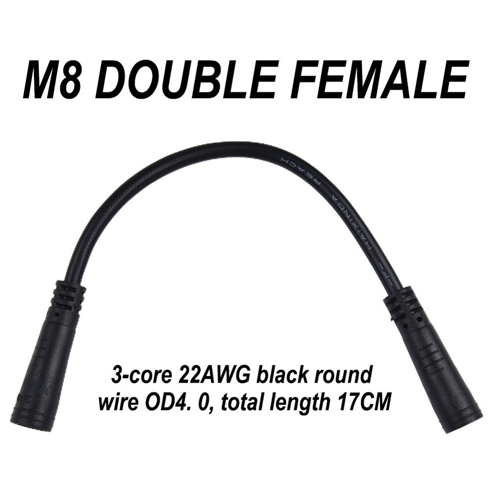 EBike Sensor Extension Cable Waterproof 17cm 3 Pin Easy To Be Installed
