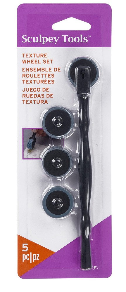 Polyform Sculpey Tools Texture Wheel Set, Comes with 4 texture  Kitchen