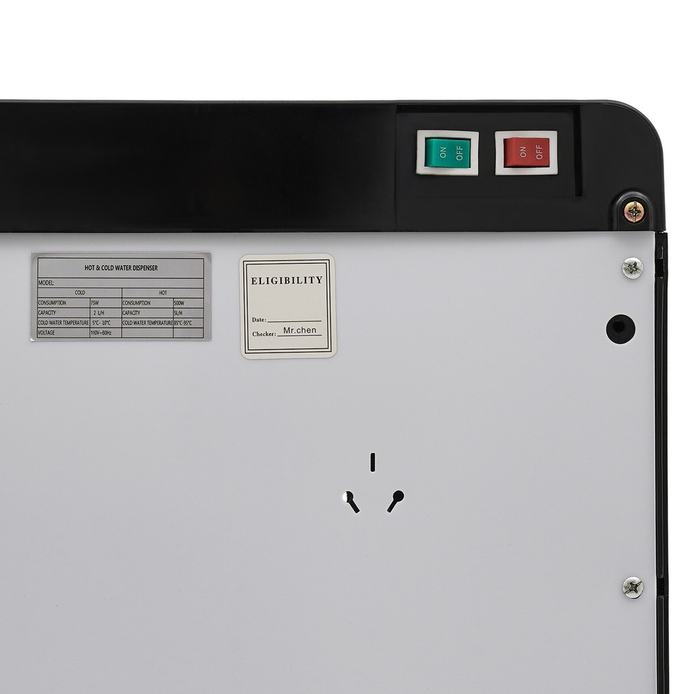 Bottom Loading Water Cooler Dispenser With Safety Lock 3 Temperature Settings