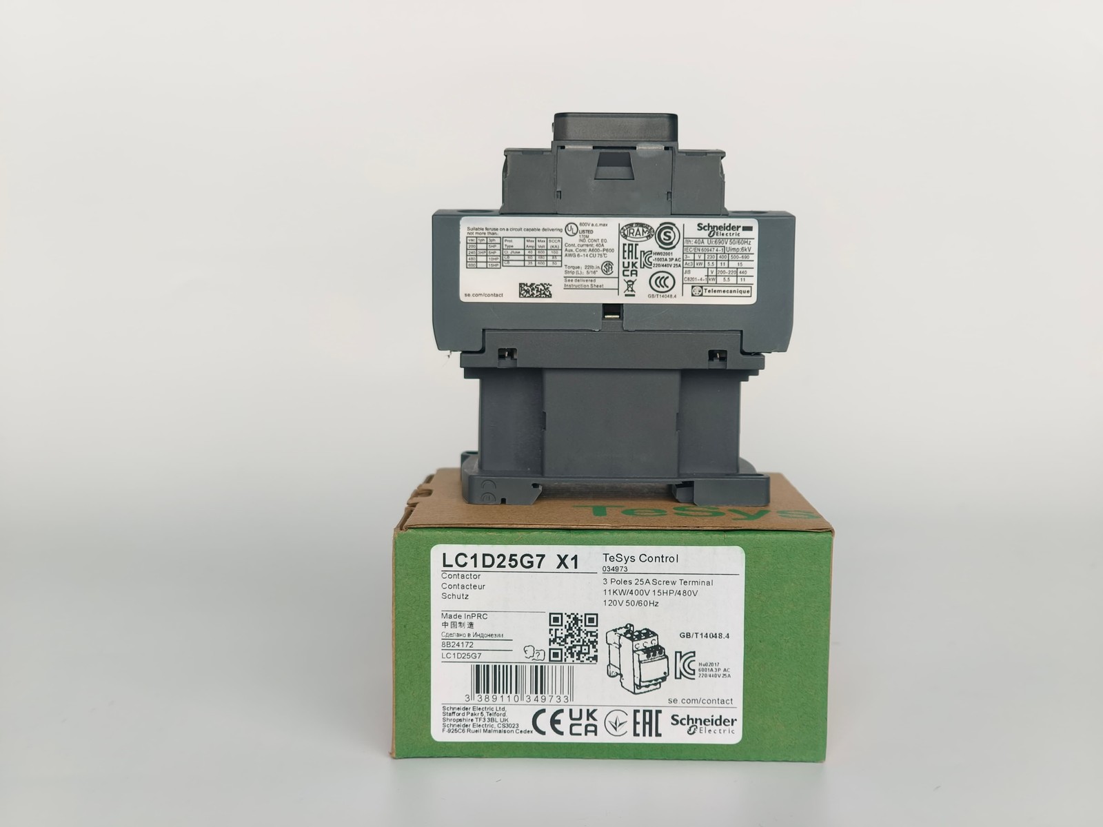 1PCS New Schneider Contactor LC1D25G7 LC1D25B7 LC1D25F7 LC1D25BD LC1D25M7