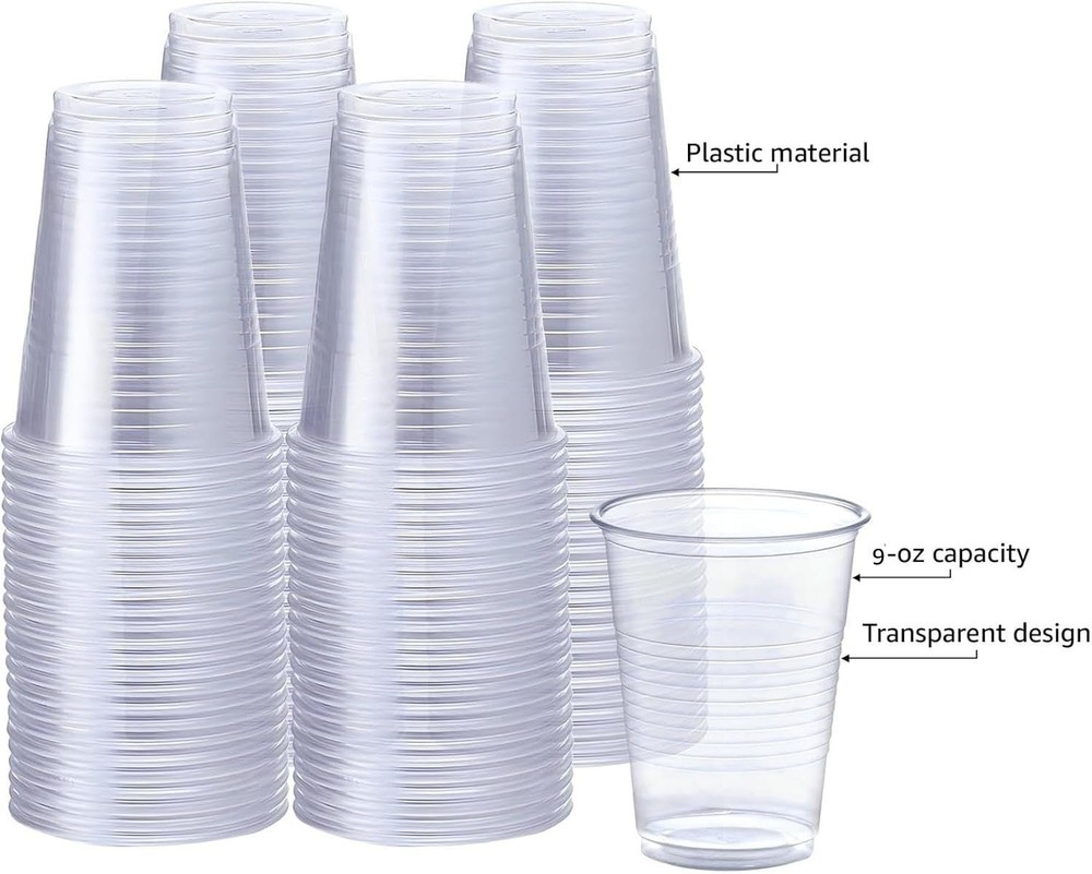7oz Disposable light-weight Plastic Cups: 50CT