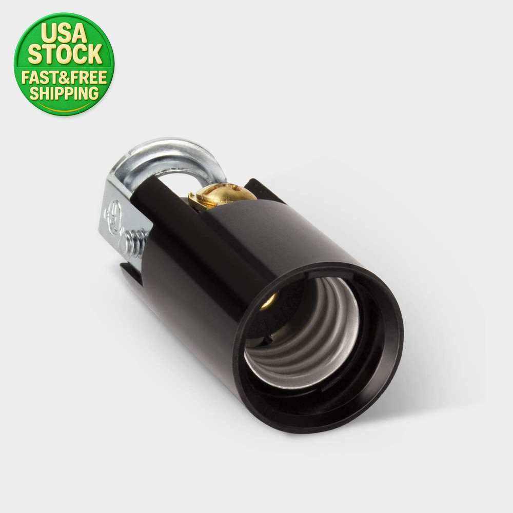 E12 LED Light Bulb Socket Candelabra Base Replacement Keyless Holder 6 Pack