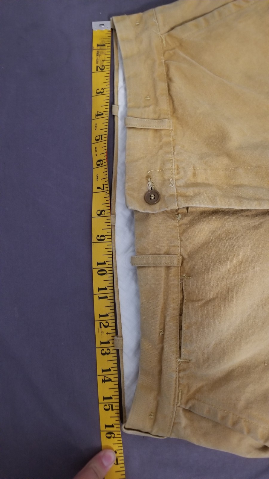 Vintage 50s 60s Drybak Canvas Hunting Pants Trousers Distressed 27
