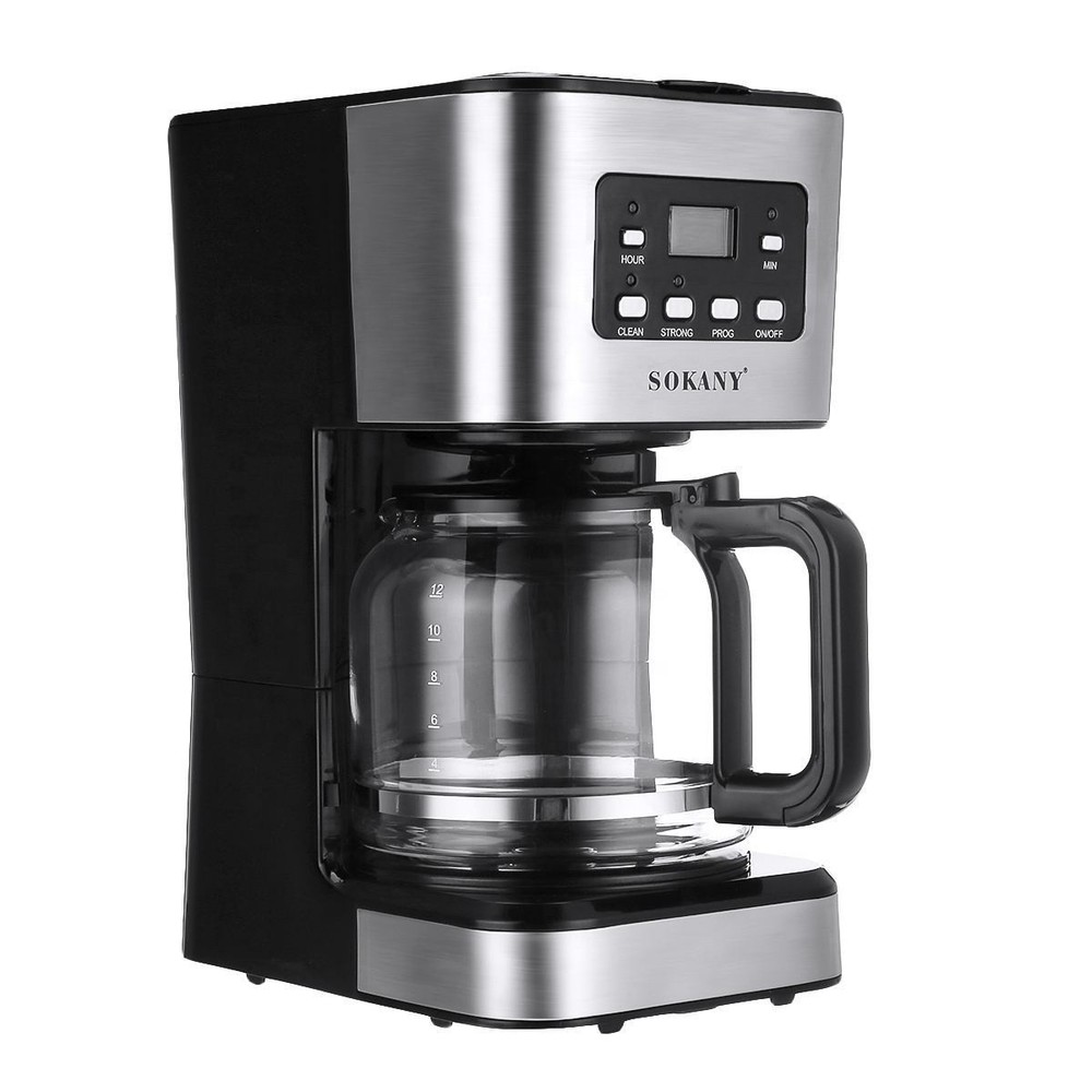 12-Cup Programmable Coffee Maker Glass Carafe, Pause & Serve, Auto Shut Off