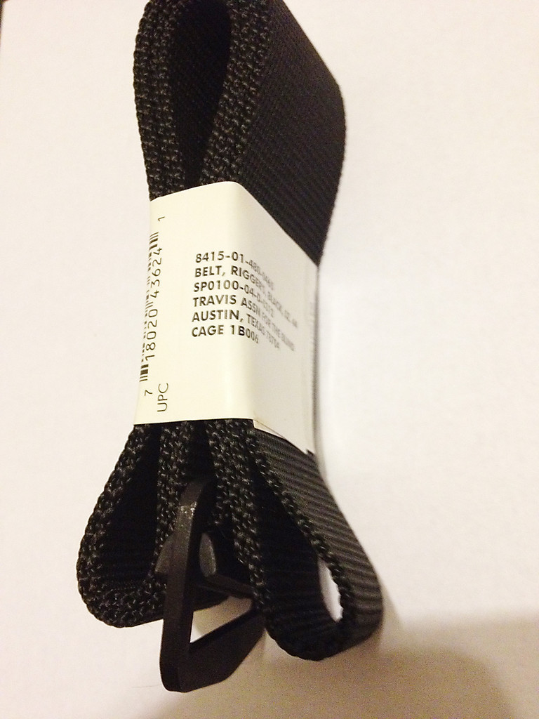 US Military Army USMC Heavy Duty Black Nylon Uniform BDU Riggers Belt Strap