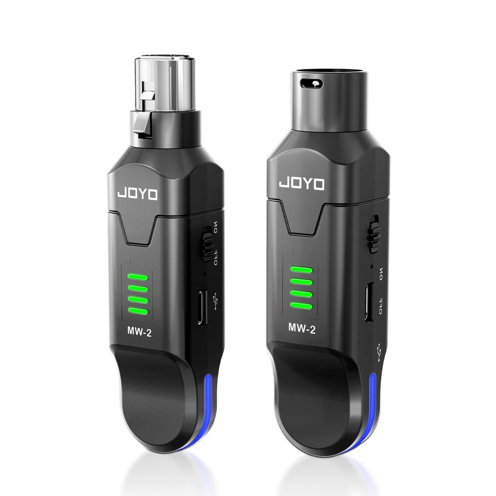 JOYO 2.4GHz Wireless Microphone System 4 Channel Transmitter & Receiver Dynamic