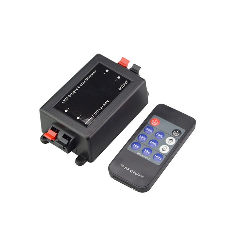 DC12V-24V 8A Mini 11key RF Wireless Remote Dimmer Switch Controller 5050 3528
