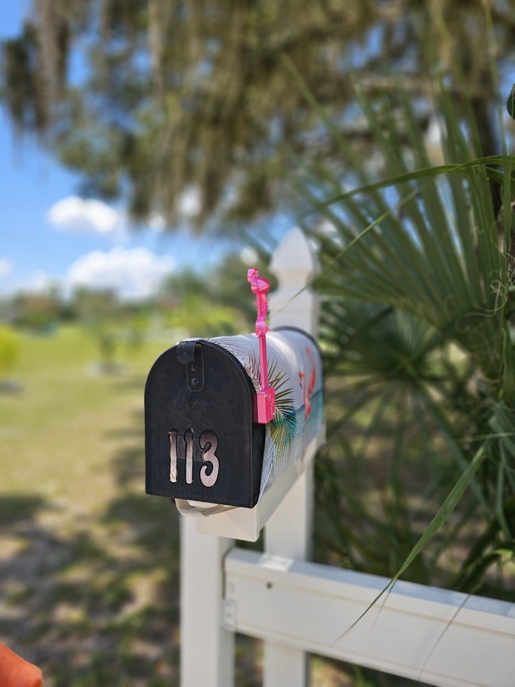 Flamingo Mailbox Replacement Flag Silky Pink