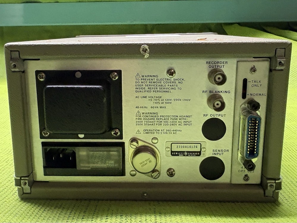 HEWLETT PACKARD 436A POWER METER