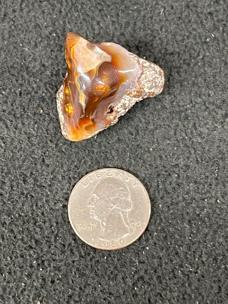 Fire Agate Polished Display