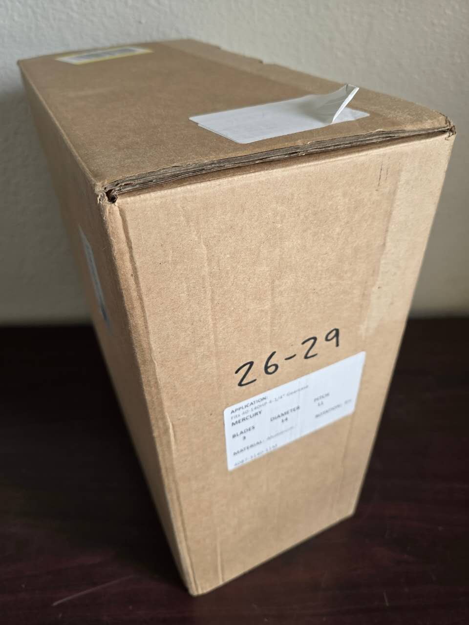 14 x 11 Aluminum Boat Propeller for Mercury 40-140HP 15 Tooth RH 48-77338A45