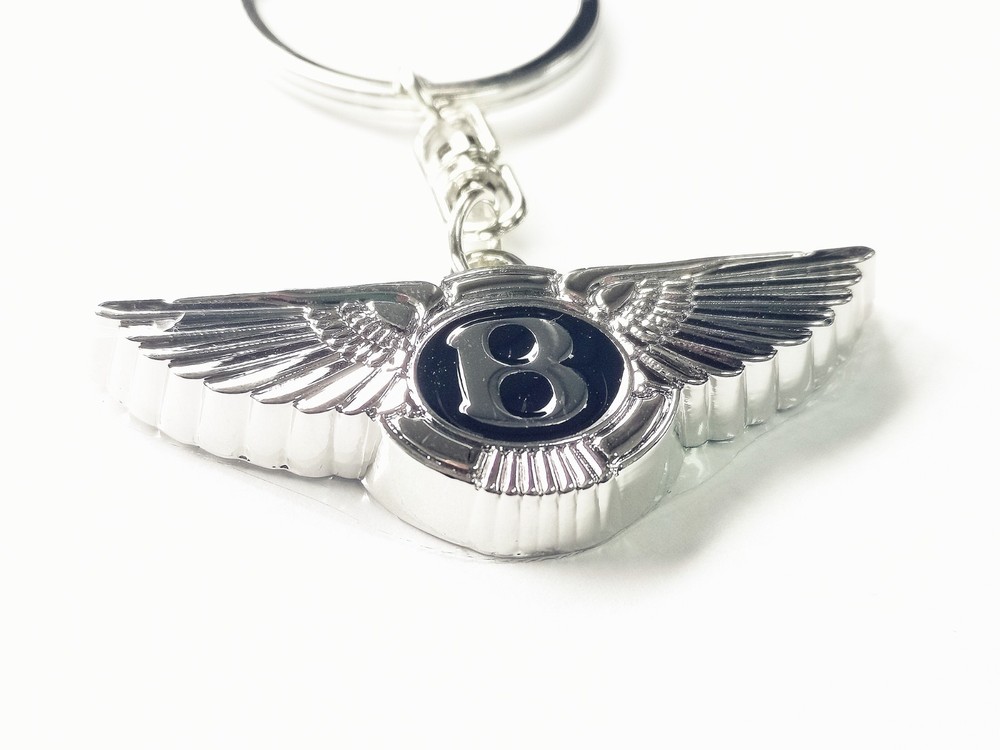Bentley Black Logo Car Key Chain Key Ring Keychain