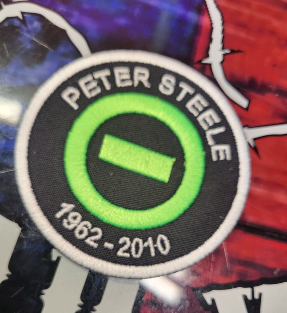 EMBROIDERED PETER STEELE PATCH (Please Read Ad)