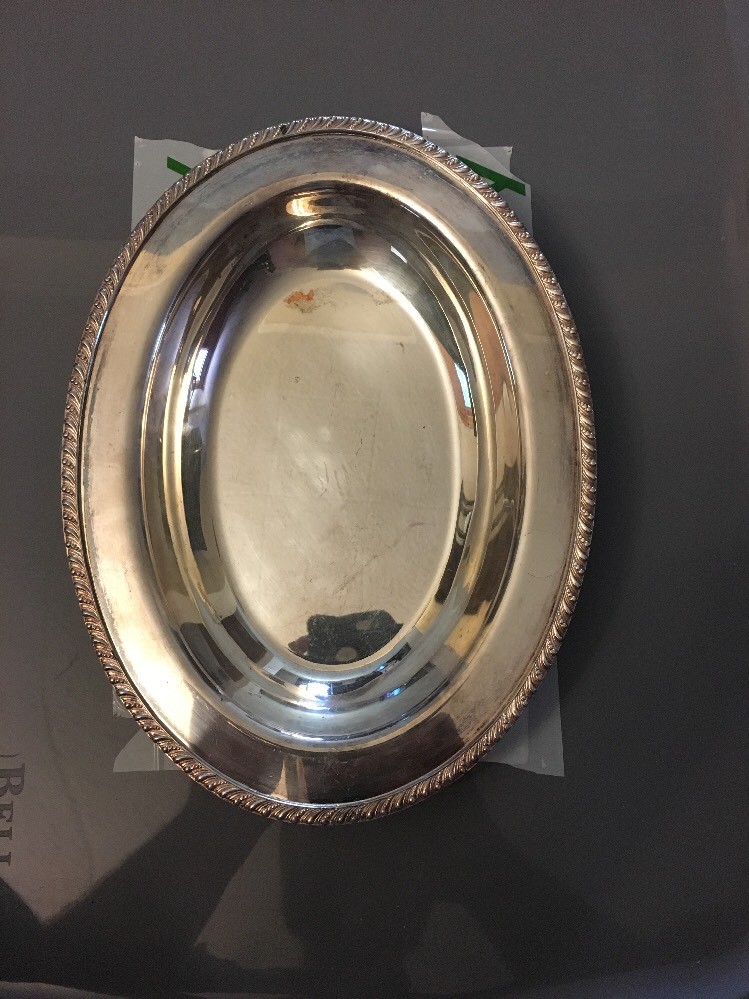Avon Wm. Rogers Silver Platter  Bowl