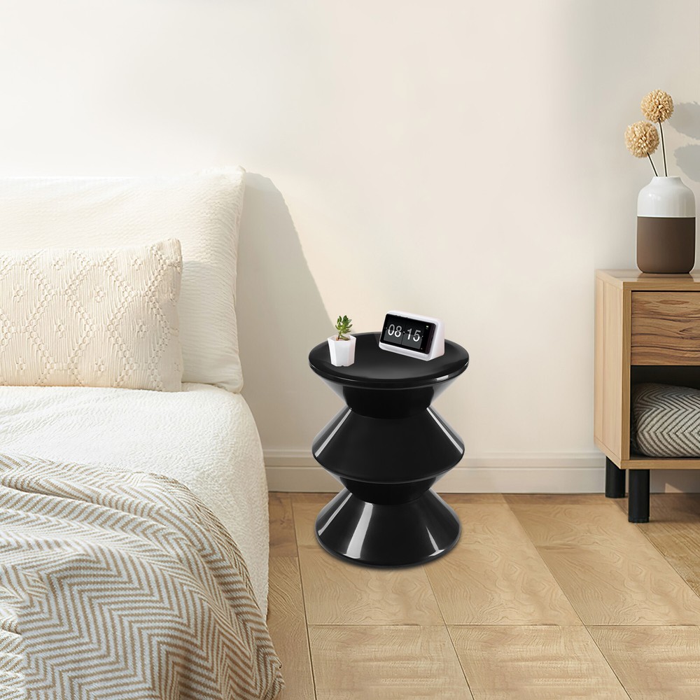 Floor Standing Side Table, Sofa Side Table, Modern Round End Table Living Rooms