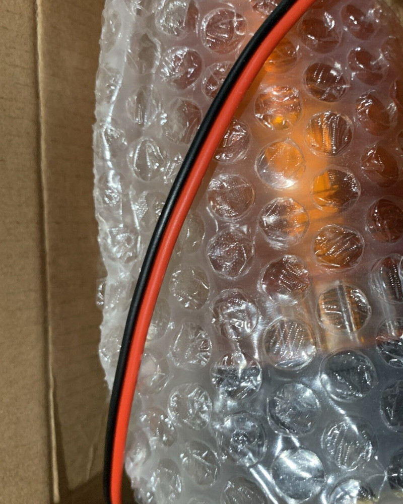 WARNING Light Strobe Flashing Orange Threaded Base DC10-110V NEW