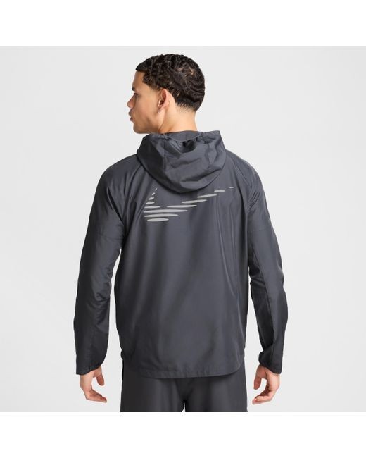 Nike Miler Flash Thin Lightweight Running Jacket Dark Grey IB3770-070 Size L