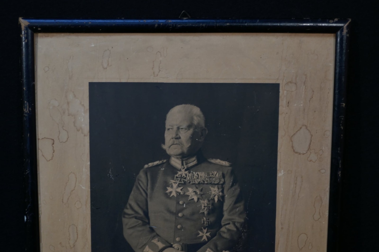 Original German Army 1932 Weimar Reichswehr Picture Signed General von Horn