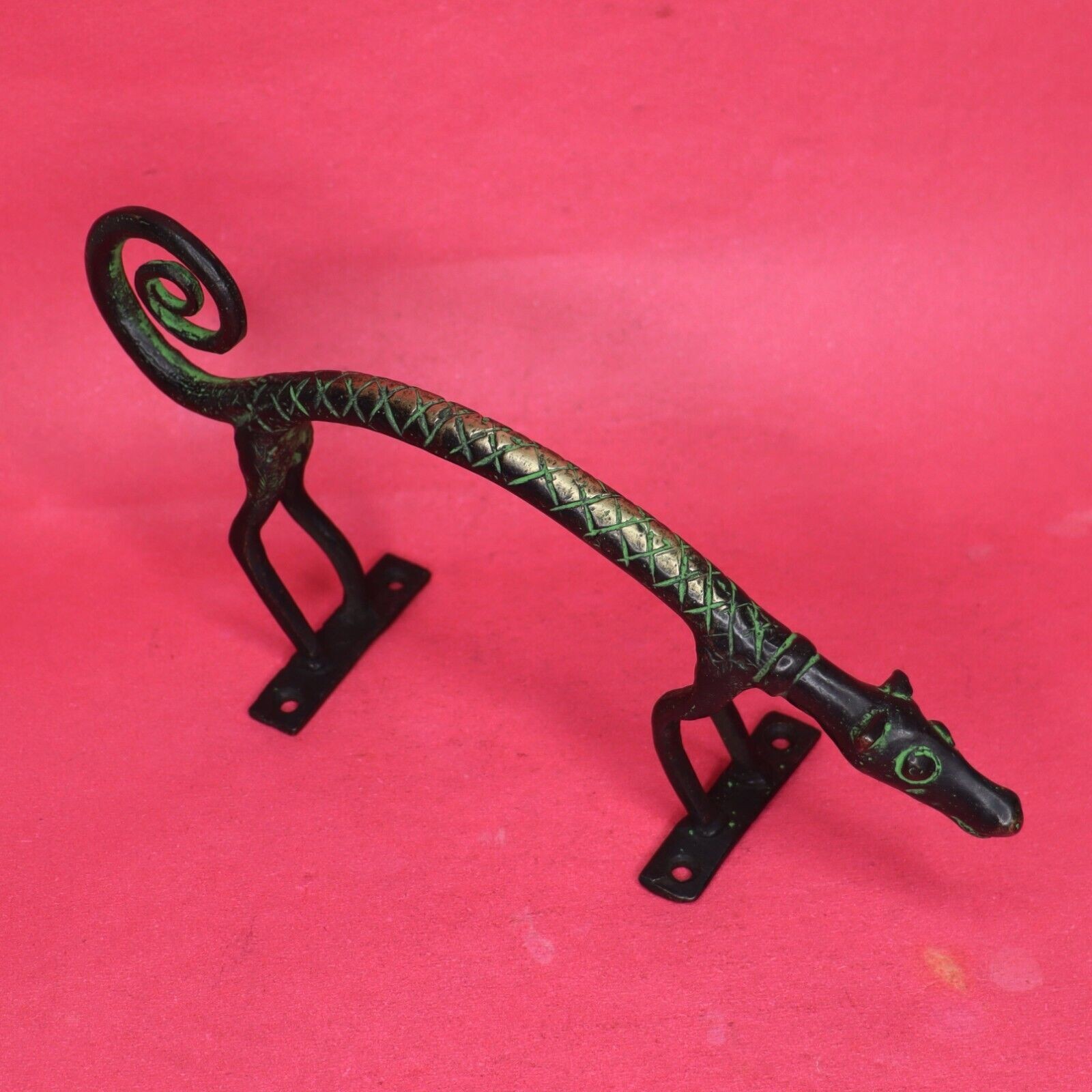 Unique Animal Shape Antique Vintage Style Handmade Brass Door Pull Knob Handle