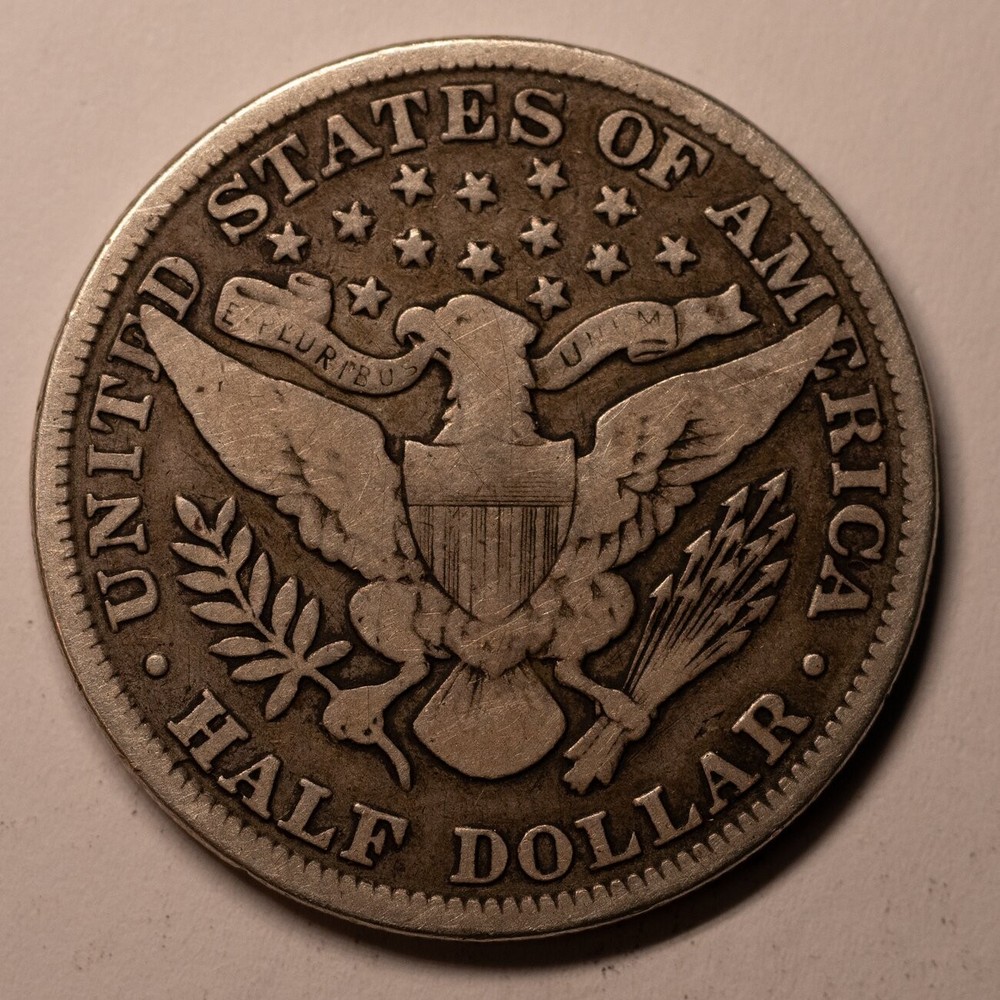 1898-P Barber Half Dollar VG