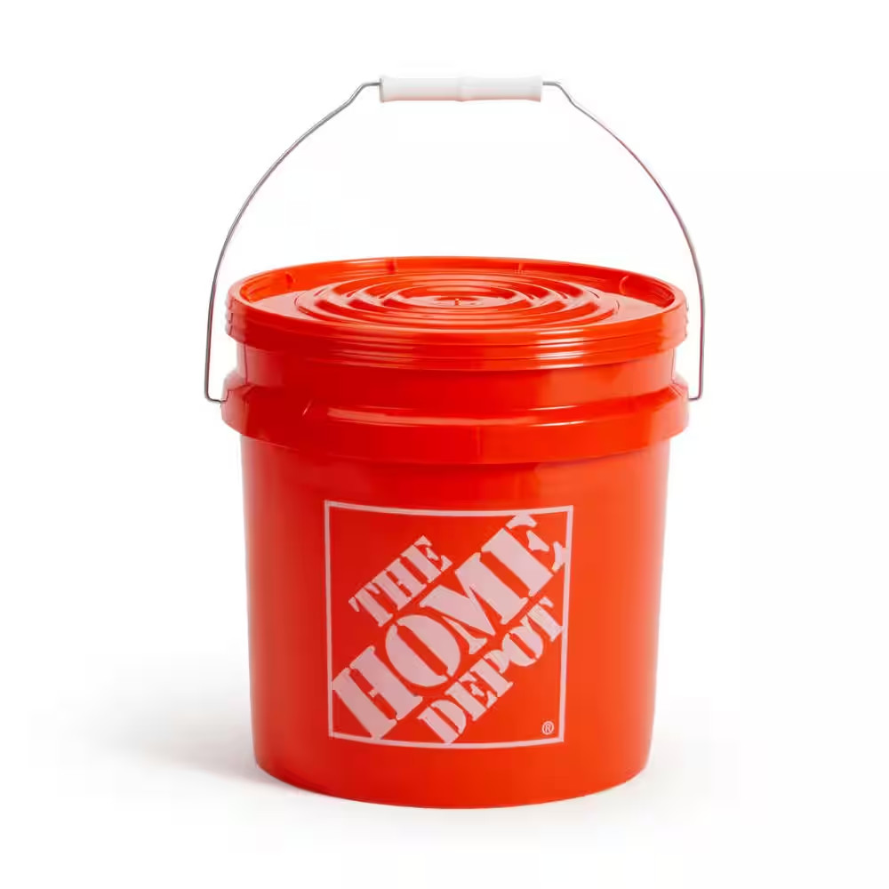 2 Gal. Orange Paint Bucket
