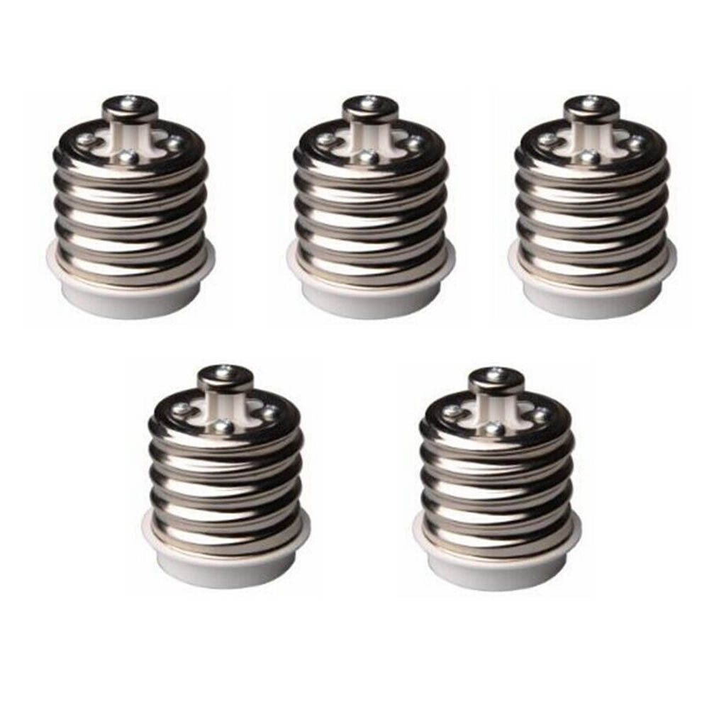 10Pcs Light Bulb Socket Adapter for Mogul Base E39 to Medium E26 Screw Reducer