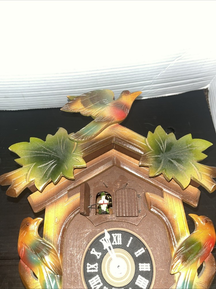 Cuckoo Clock German Black Forest Battery Operated Untested