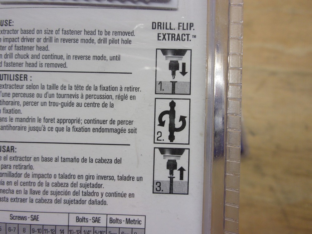 2 IRWIN 3pc. SCREWGRIP IMPACT EXTRACTOR SETS # 1876224 ..