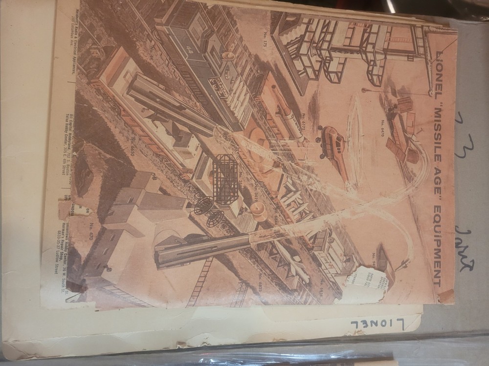 Vintage Lionel Train Catalogs