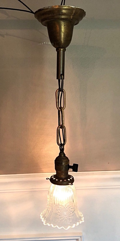 Single Wired Fixture With Nice Shade 20” Long 2F