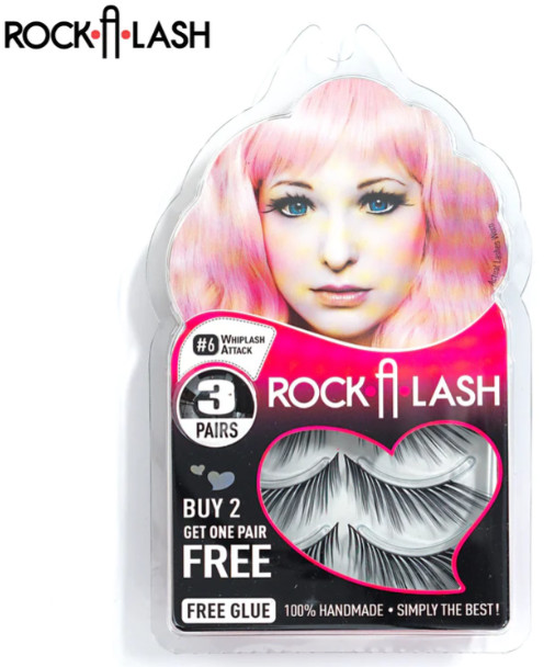 Whiplash Attack 3 Pack Rock-A-Lash Faux Eyelashes