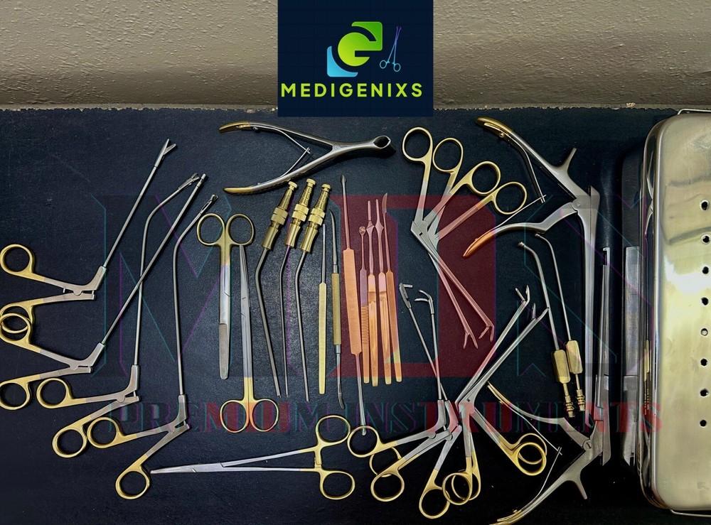 Fess Instruments Set Endoscopic Sinus Surgery A+German Steel ENT Instruments Set