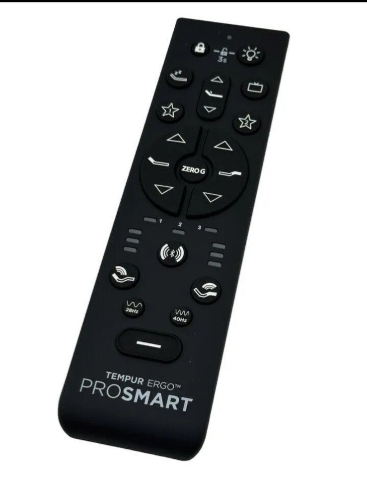 New TempurPedic TEMPUR ERGO PROSMART Remote Control Keeson RF396E JLDK.111.19.01