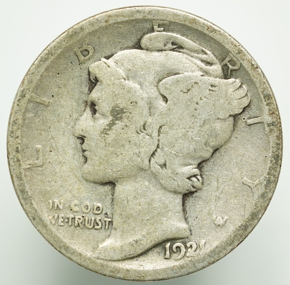 1921 (P) Mercury Dime