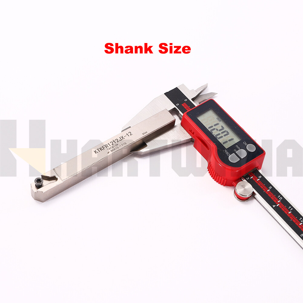 Lathe Grooving Parting Holder 12mm Carbide Cut-Off TKF12R100 Insert Width 1mm