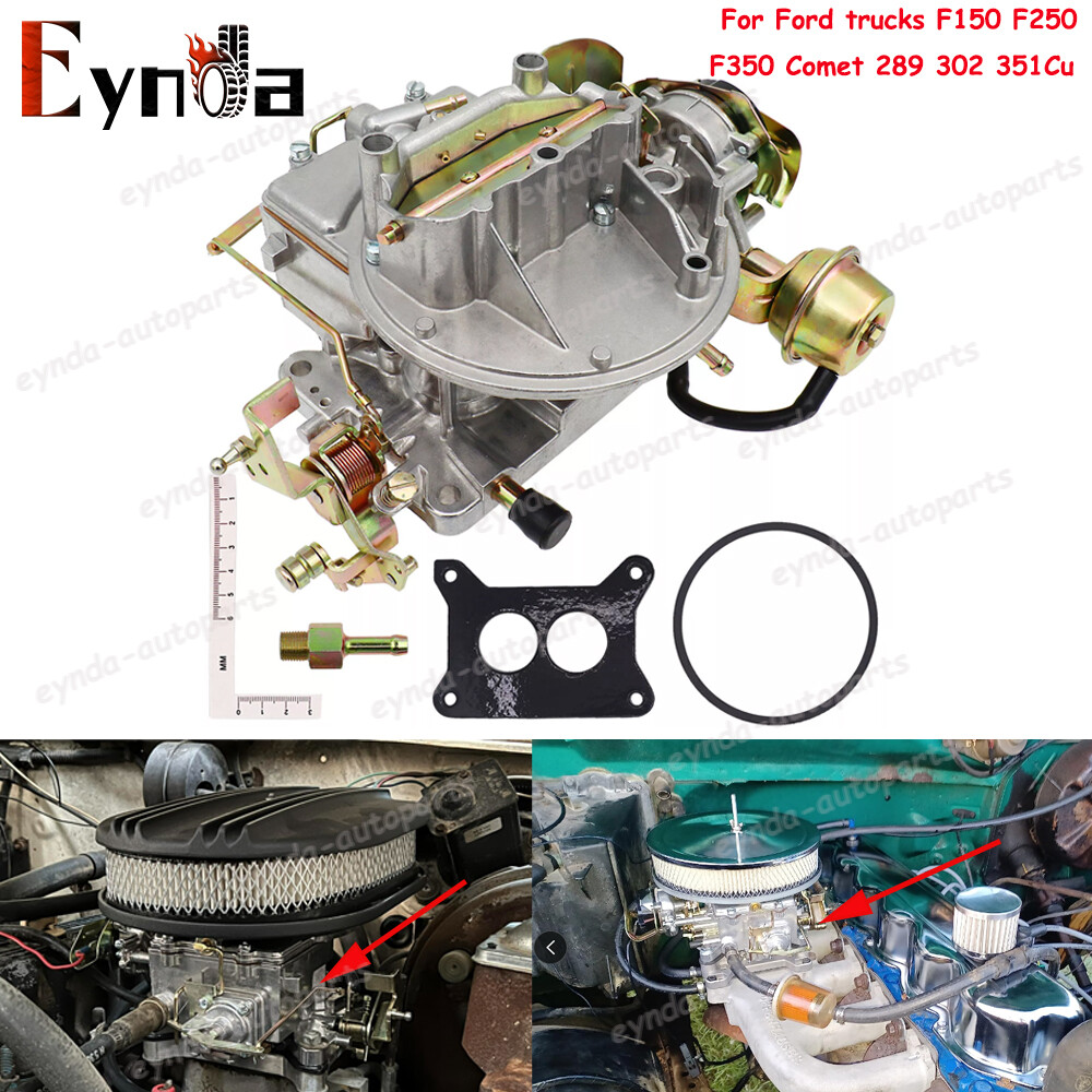 2 Barrel Motorcraft 2150 Carb For Ford trucks F150 F250 F350 Comet 289 302 351Cu