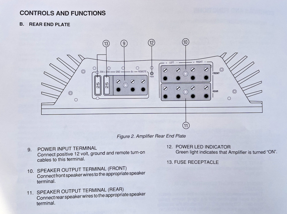 Design Reference Coustic AMP-514DR 4-Channel Multi-Function Amplifier, NOS #238
