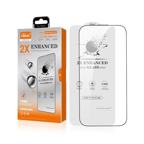 2X Enhance Screen Protector compatible with 1-iPhone13 /13 Pro /14 /16E