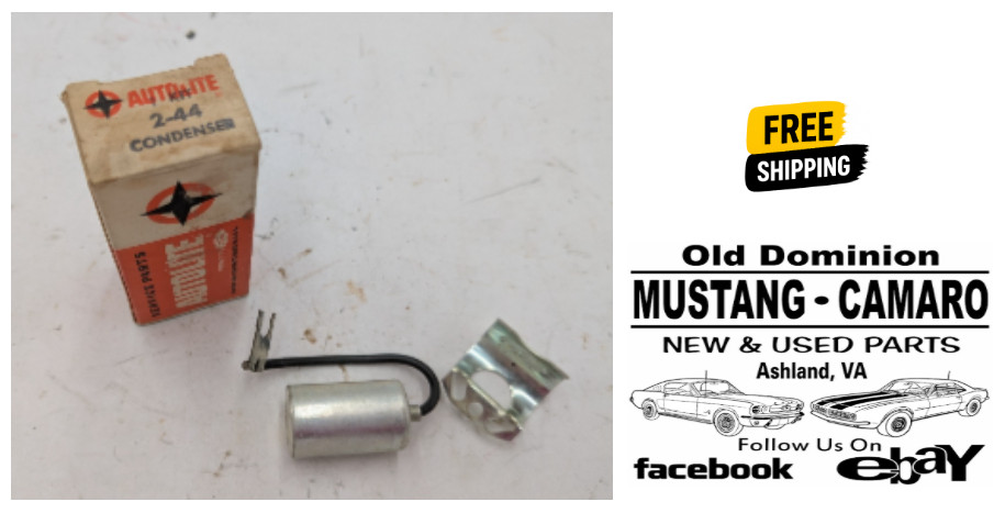 Nos Autolite 2-44 Condenser