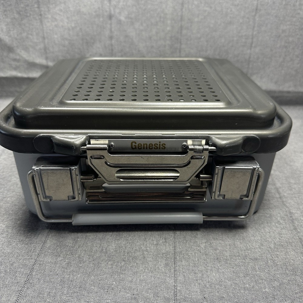 V. Mueller CD1-5C Genesis Sterilization Container 11"X12"X5" Deep Solid Half