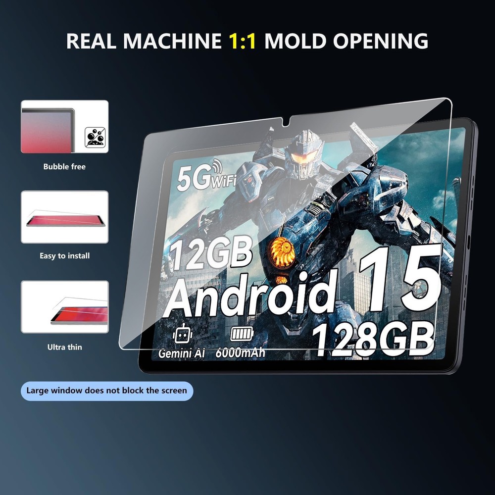 2Pack Tempered Glass Screen Protector For TABWEE T80 10 inch " Tablet