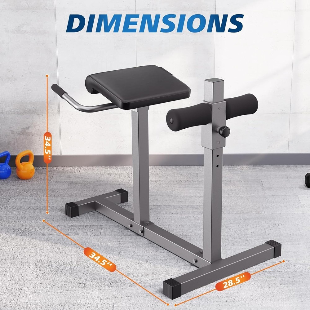 Iron Adjustable Hyper Extension Bench – Perfect for Core Conditioning