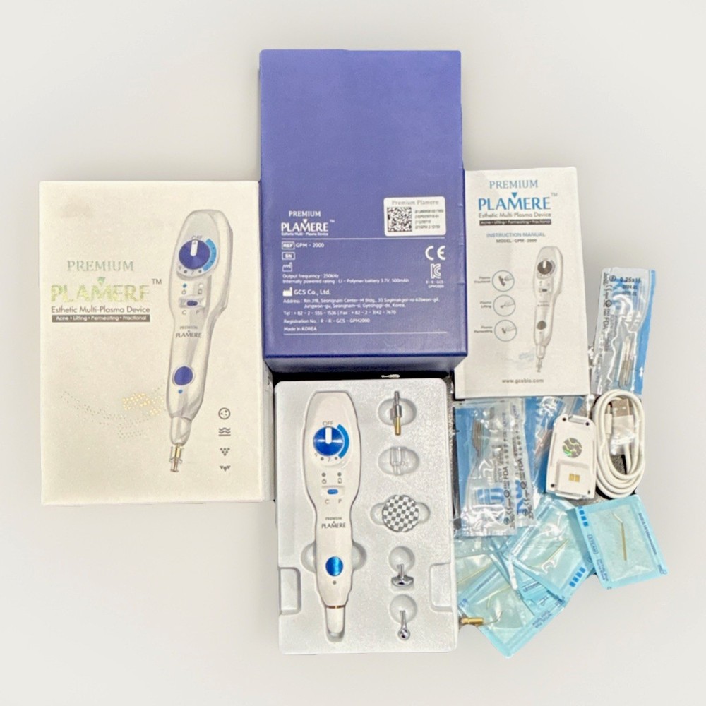 Plamere Premium Multi-Plasma Device Adjustable Fractional Lifting White Blue