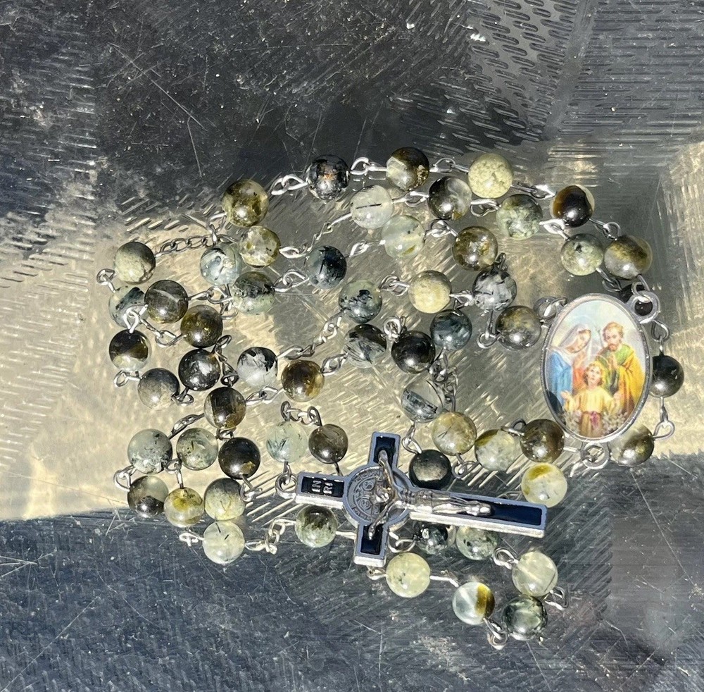 Prehnite Crystal Rosary