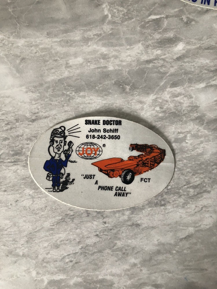 NICE JOY COAL MINING STICKERS