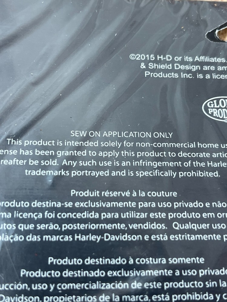 Harley Davidson Ride Free 2015 sew on patch motorcycle eagle flag