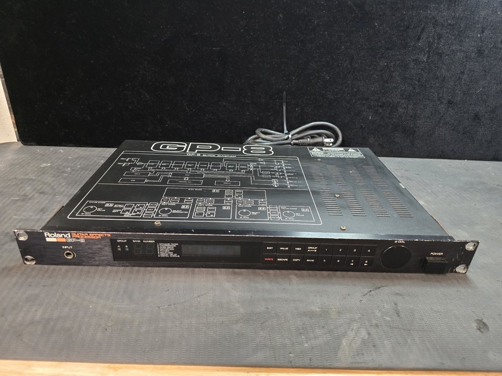 Roland GP-8 Guitar Effects Processor Multi Effector Rack Unit Used
