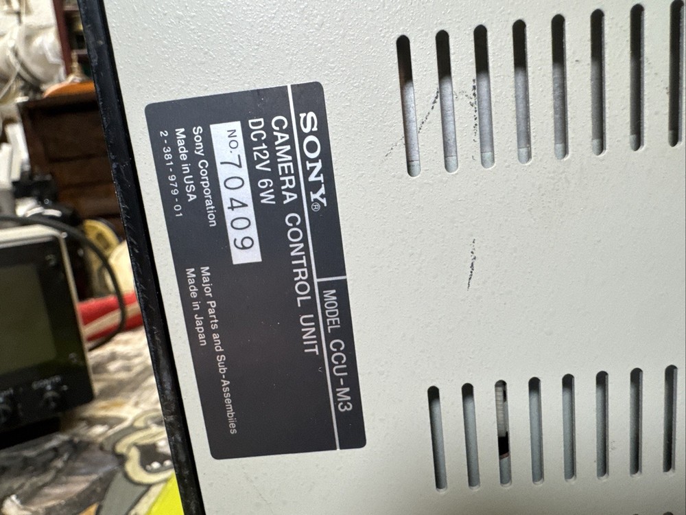 Sony Camera Control Unit Model CCU-M3 20103