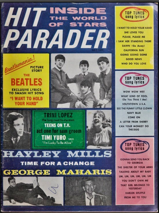 HIT PARADER MAGAZINE 530 Classic Issue Collection PDF Format On USB ThumbDrive